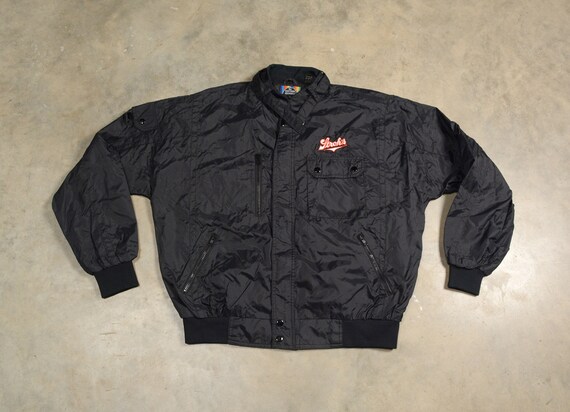 Vintage 80s Stroh's Nylon Bomber Jacket Member's Only - Etsy Canada