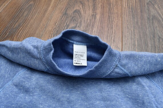 vintage 70s sweatshirt blank basic pullover heath… - image 3