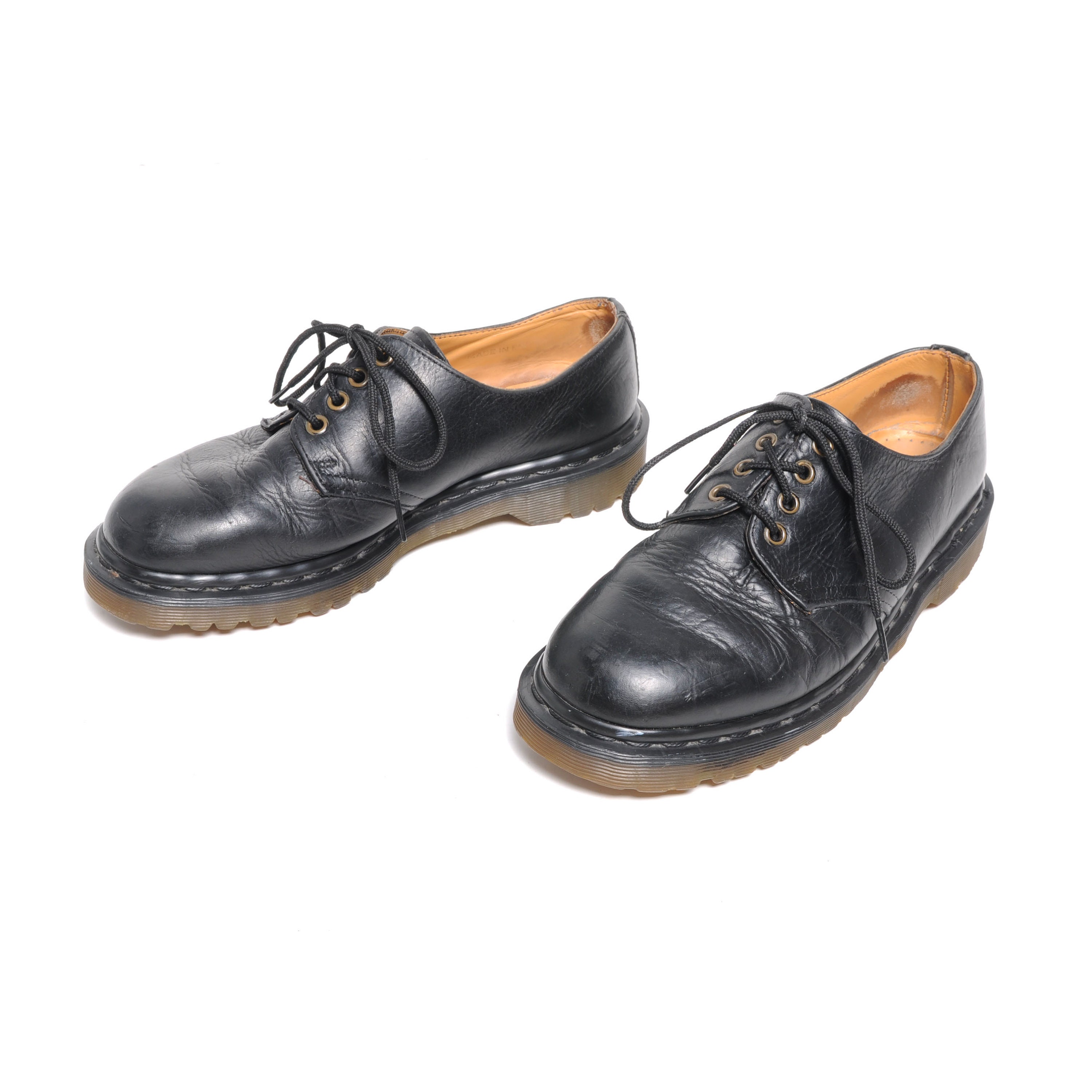 Vintage 80s Dr. Martens Black Leather Shoe 1990 Chunky Vintage 80s Dr. Martens Black Leather Shoe 1990 Chunky