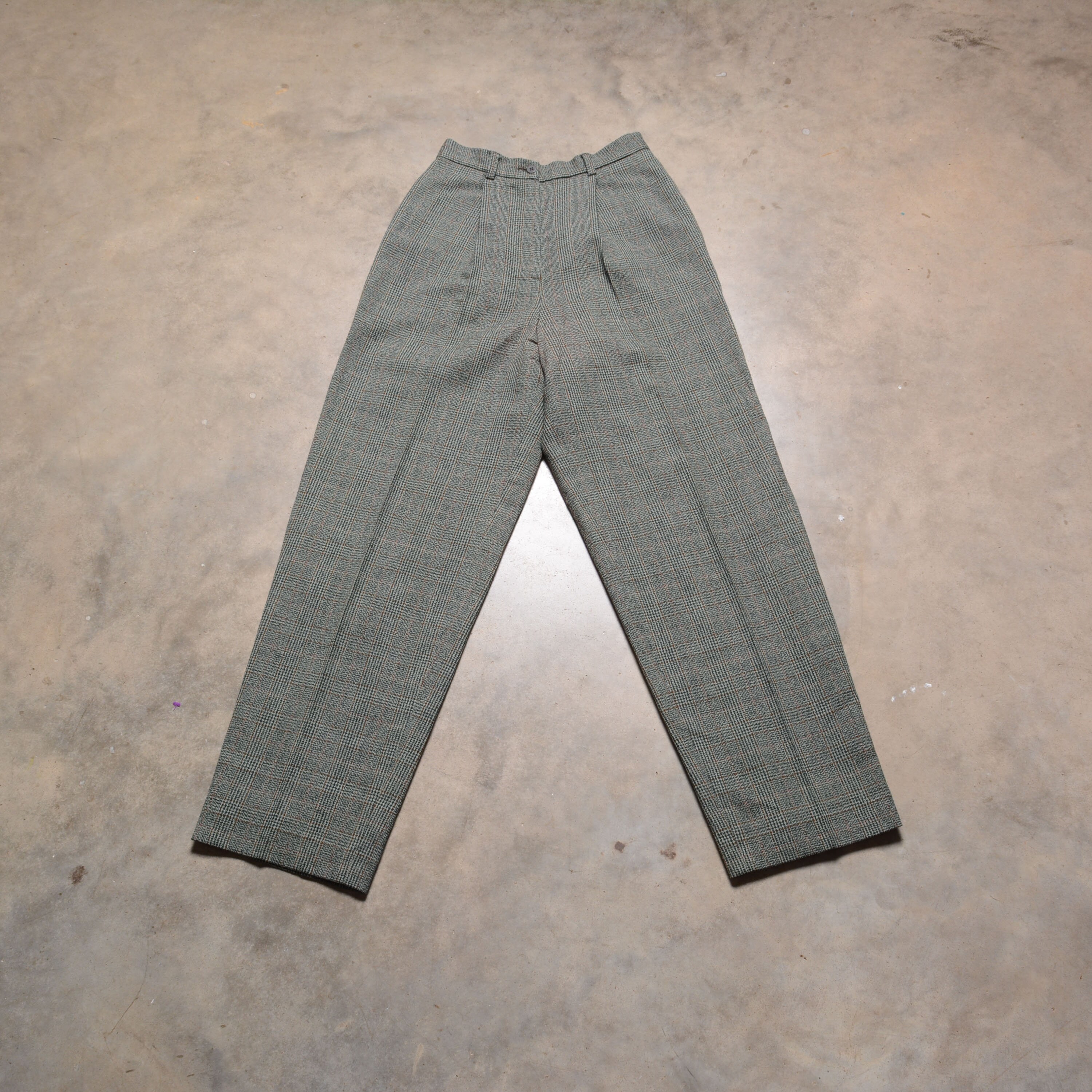 1990s lucini 2tac wool buggy pants old