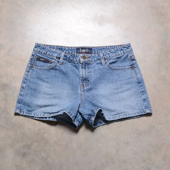 vintage 90s 00s LEI denim shorts low rise 1990 20… - image 1