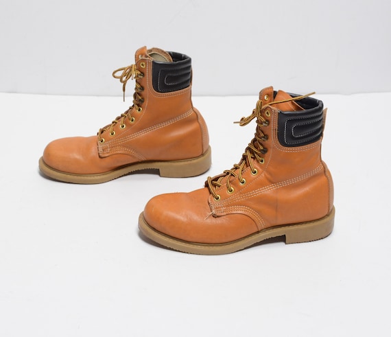 vintage 70s 80s work boots GH Bass Outdoor Footwe… - image 2