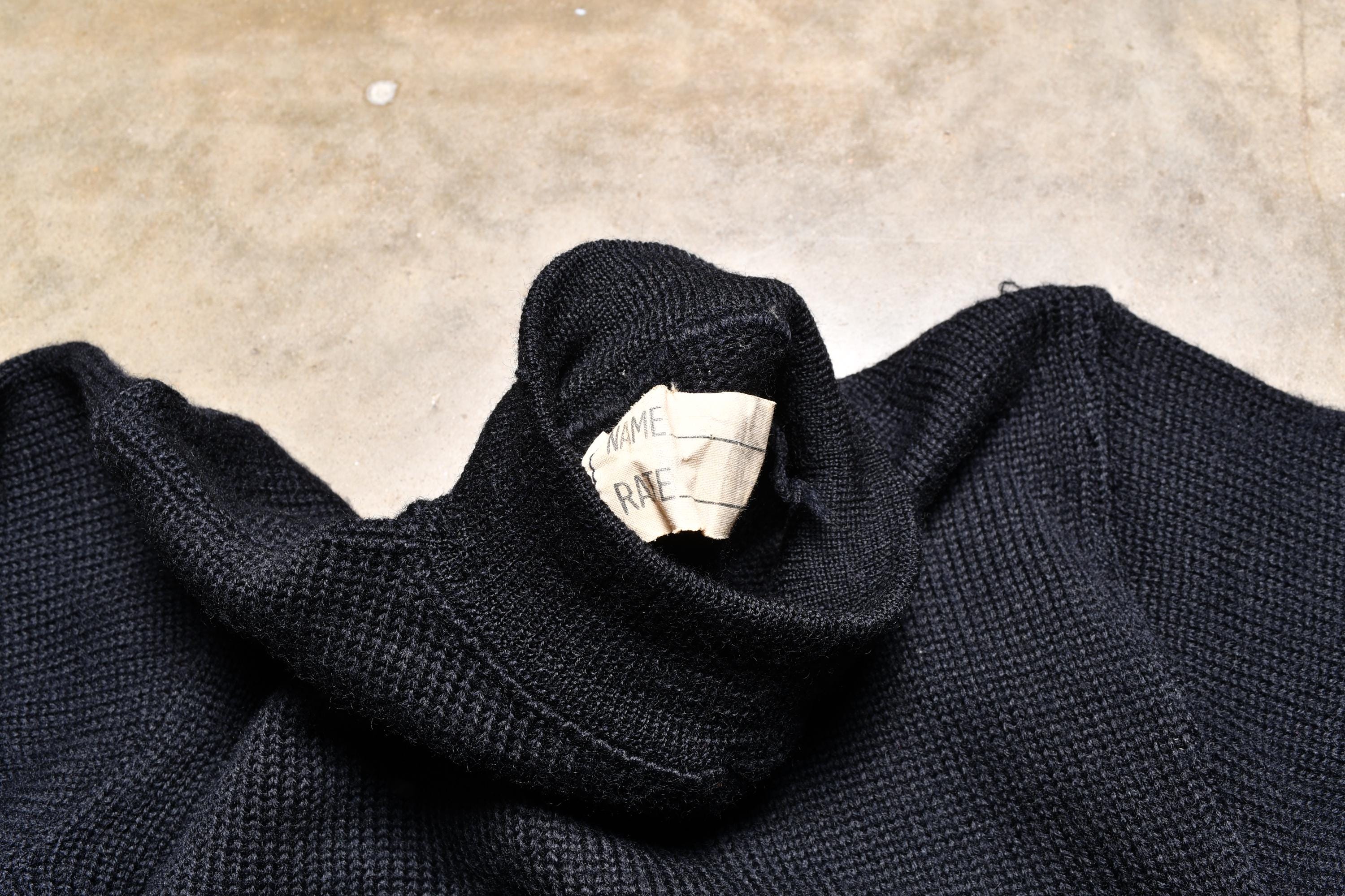 トップス 1960s U.S.N Mock Neck Knit 1960's U.S. Navy Wool Mockneck Naval Sweater Size XS - Etsy