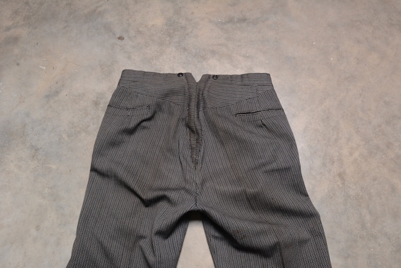 vintage 00s 10s morning pants flat front straight… - image 4