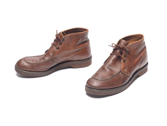 vintage 50s 60s Chippewa moccasin boots work hunti
