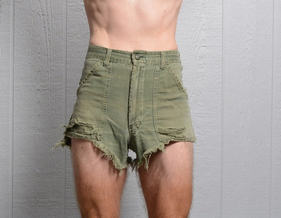 vintage 60s OG shorts cutoff army military pants 1