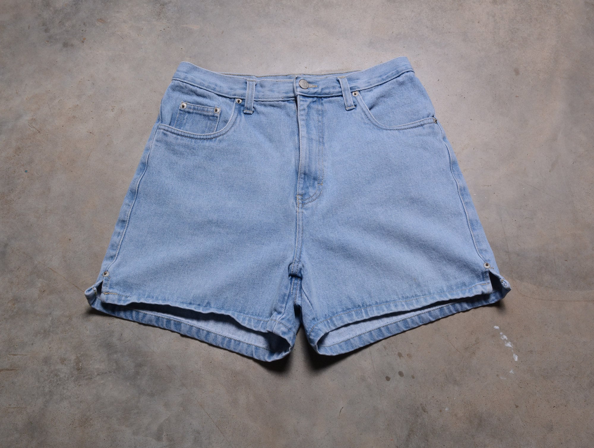 Vintage 80s 90s Bill Blass Jean Shorts 