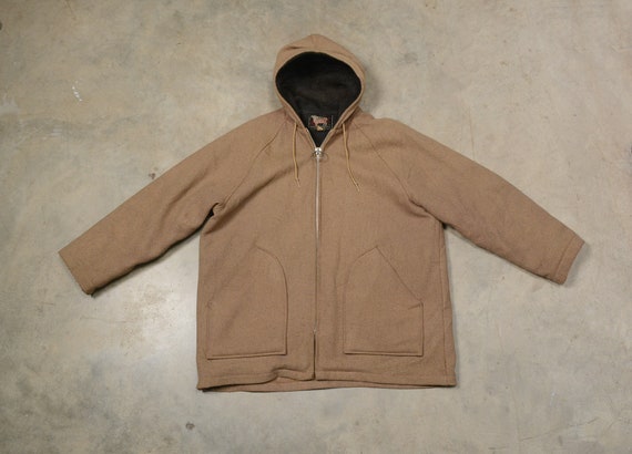 Vintage 50s 60s Woolrich Hooded Jacket 
