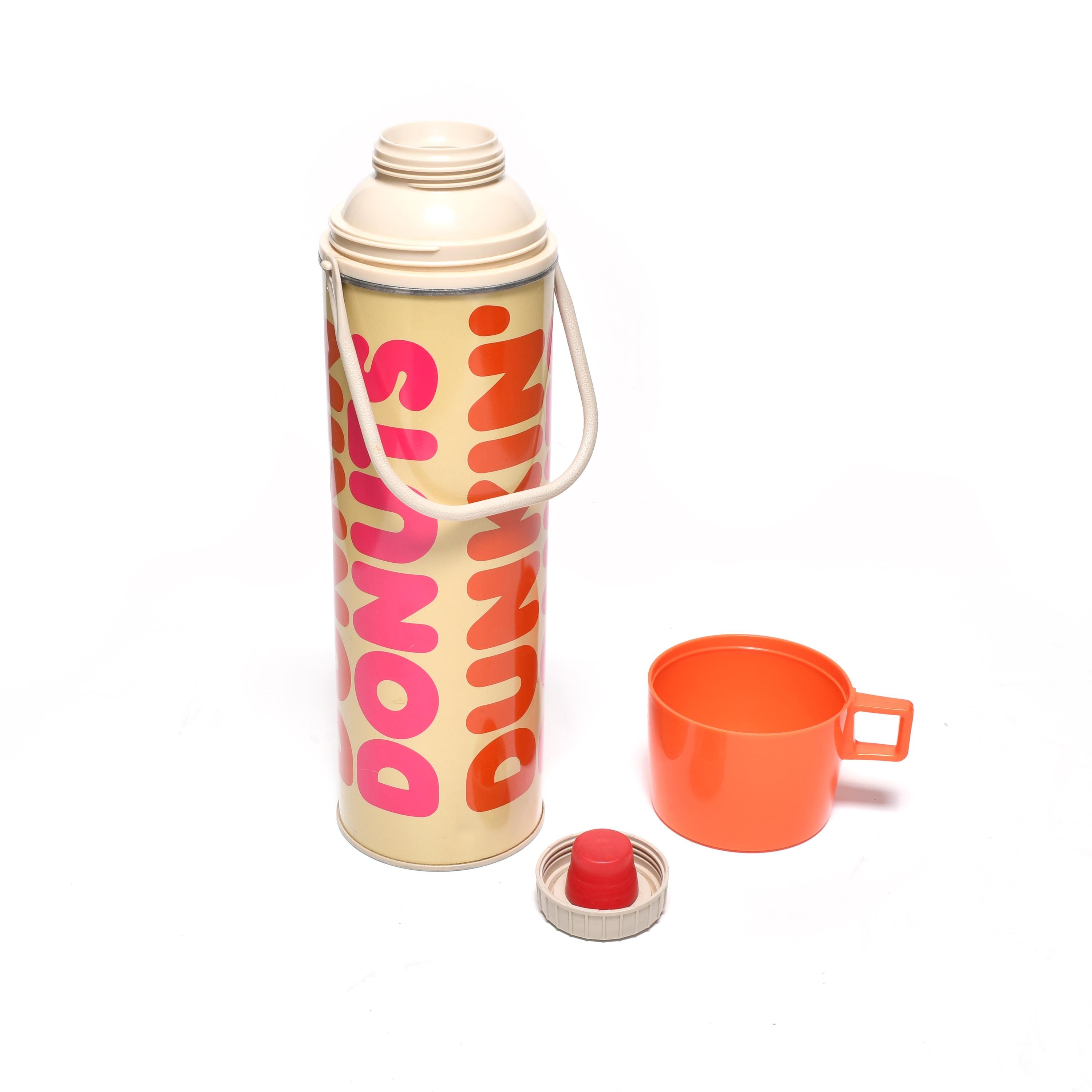 Coffee Cup Dunkin Donut Thermos Vintage 70s 80s Dunkin Donuts