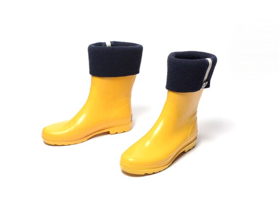 yellow tommy hilfiger boots