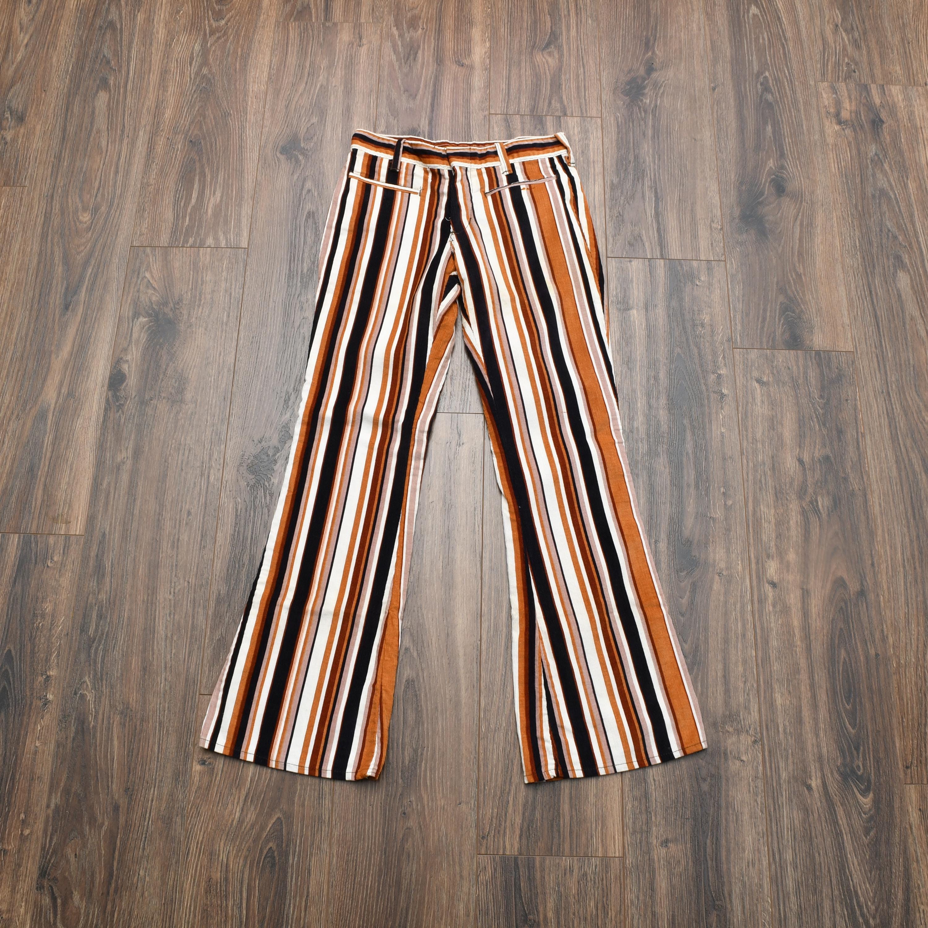 60s Stripe Pants - Etsy