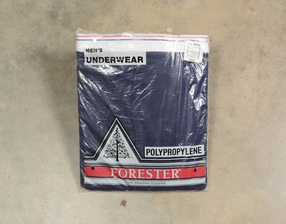 Vintage 80s Thermal Underwear Forester Polypropylene Long Johns