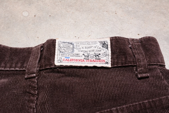 50s Levi's casuals ブラウンシャンブレー パンツ Vintage 70s Levis 544 Brown Corduroy Pants California Straights