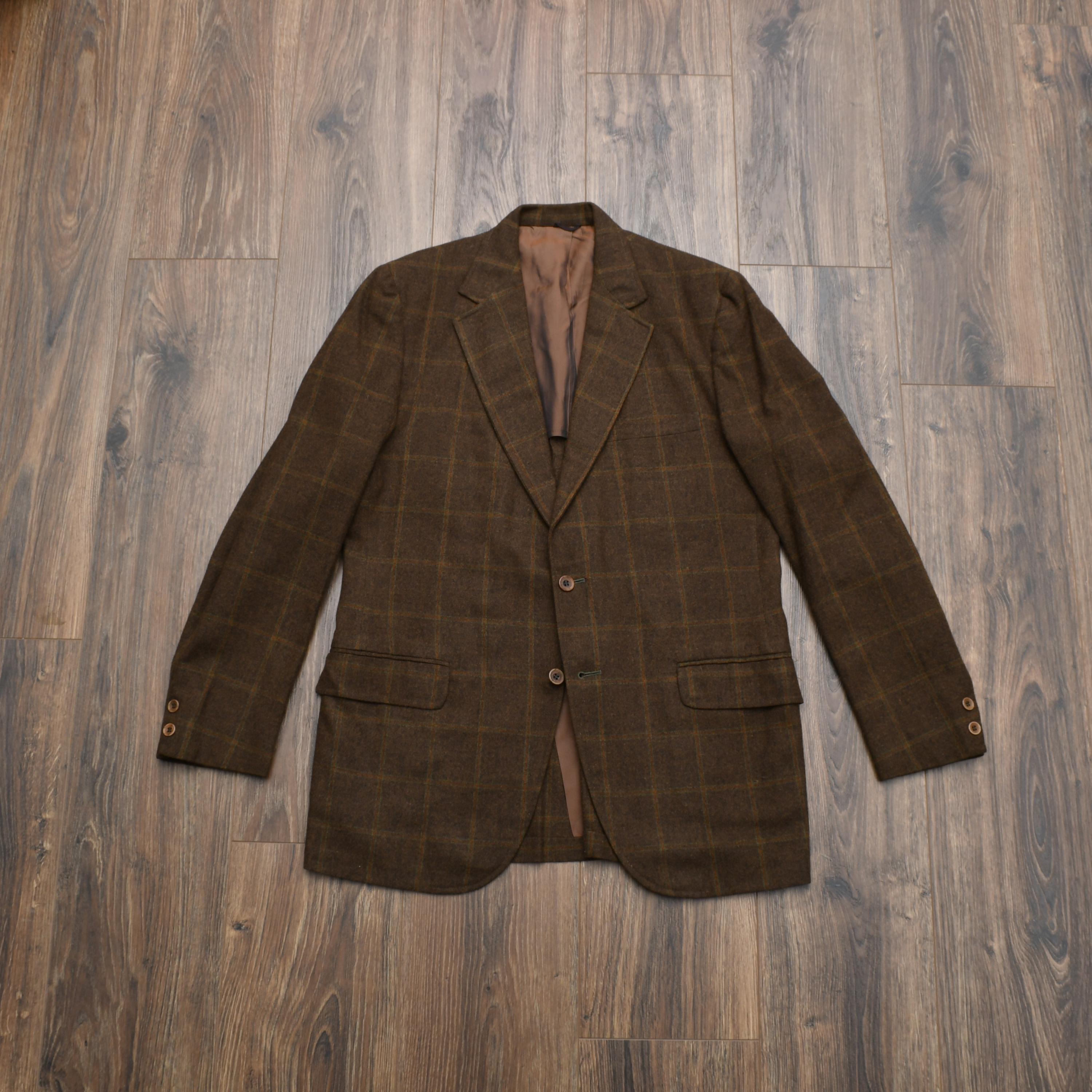 Vintage 60s Sport Coat Plaid Blazer 1960 Men Menswear Prep Trad