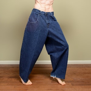 Vintage 90s Menace Jeans JNCO Style Wide Leg Baggy Pants Raver