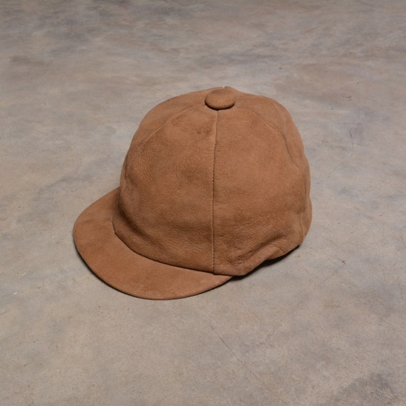 Leather short brim hat 2025