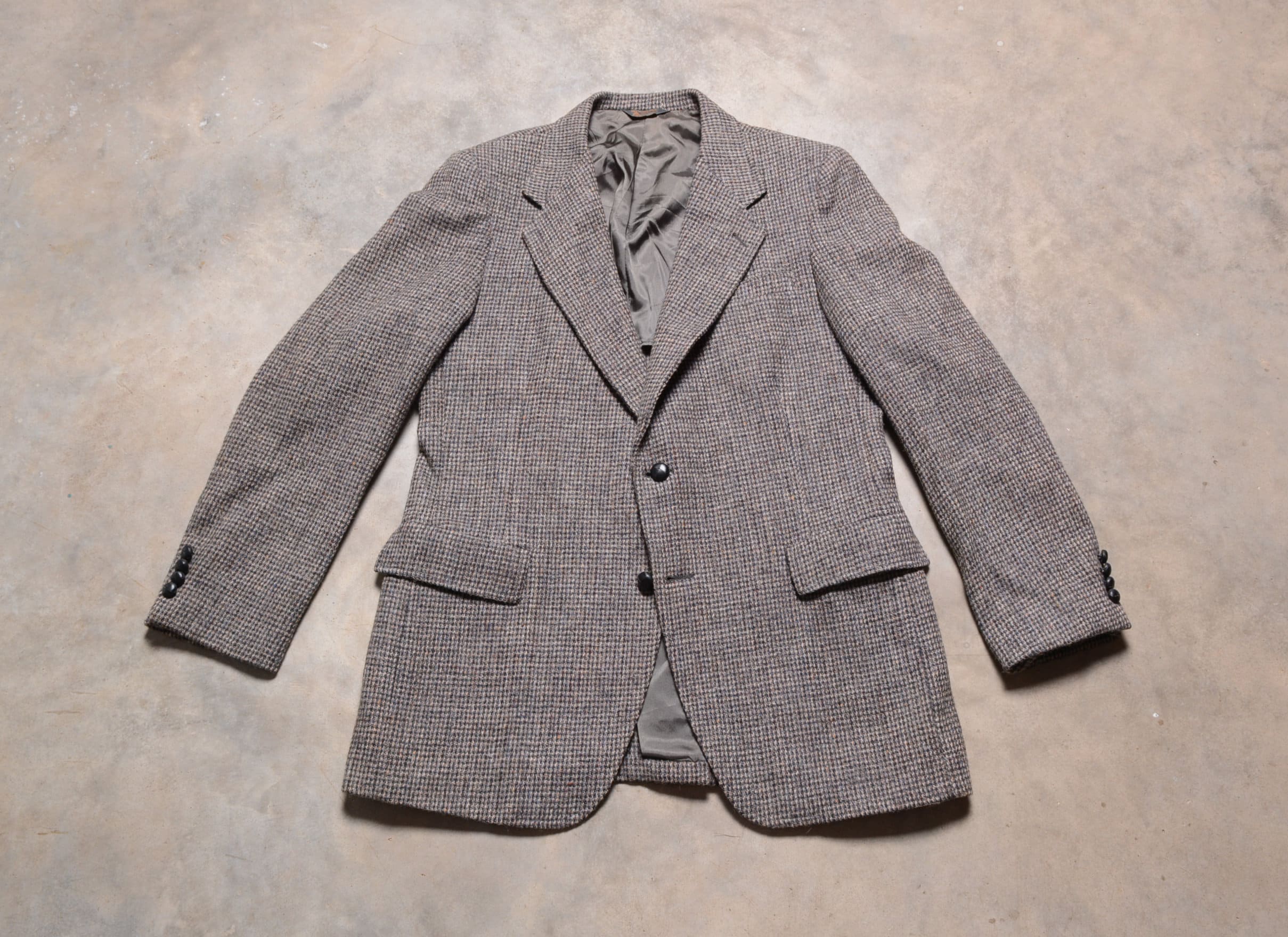 Men Vintage 80s Sport Jacket Harris Tweed Kuppenheimer Kupp - Etsy