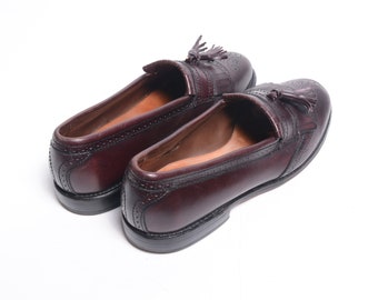 Vintage Allen Edmonds Bridgeton Tassel Loafer Shoes Cordovan  display picture 1