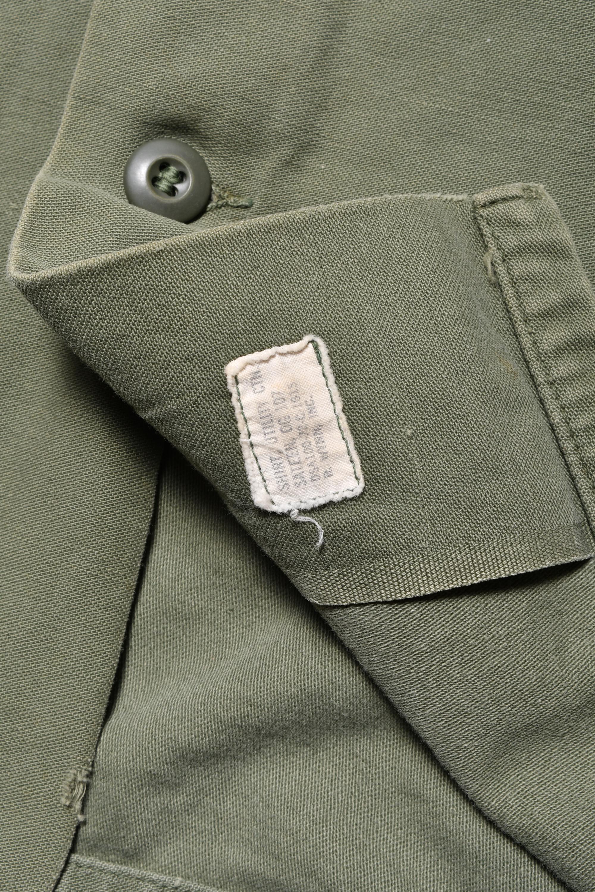 ヴィンテージ 70 年代 米軍 陸軍 ユーティリティ シャツ ベトナム戦争