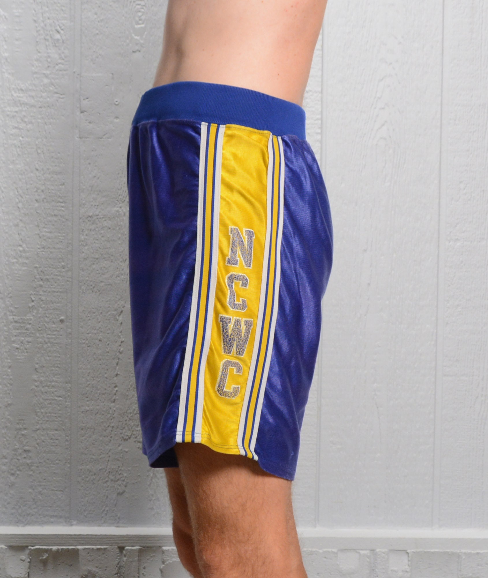 Vintage 80s 90s NCWC Satin Basketball Shorts North Carolina