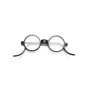 vintage 20s 30s glasses eyeglasses black frame bakelite 1920 1930 eyewear Harold Lloyd Gatsby