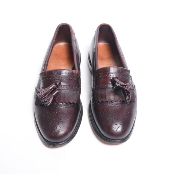 Vintage Allen Edmonds Bridgeton Tassel Loafer Shoes Cordovan