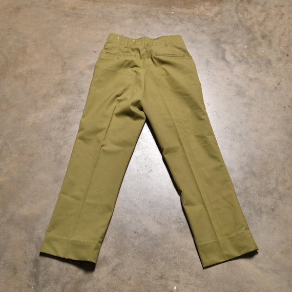 60’s Vintage BSA Pants Vintage 50s 60s Boy Scouts Uniform Pants 1950 1960 BSA 27 Waist