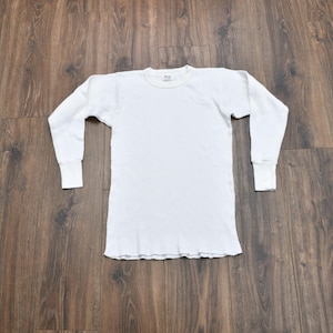 Camiseta térmica vintage Munsingwear, calzoncillos largos tipo gofre, camiseta interior vintage de los años 70, tallas M/L, unisex, fabricada en EE. UU., 100 % algodón.