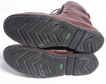 Vintage 90s 00s Timberland Moc Toe Boots Insulated Cordovan