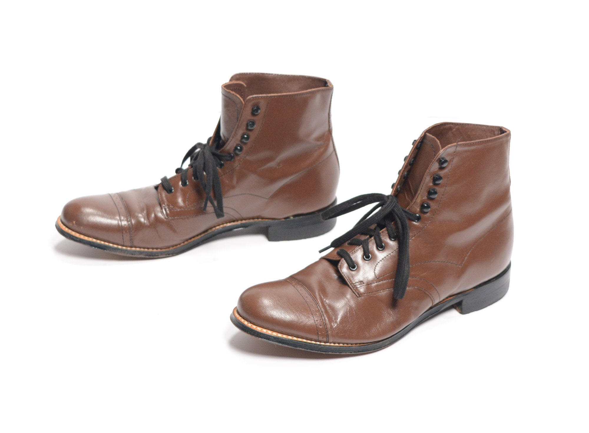 Zapatos Zapatos para hombre Botas Botas de trabajo y estilo militar Swafnir Mocasines vikingos con palancas de cuero zapatos 