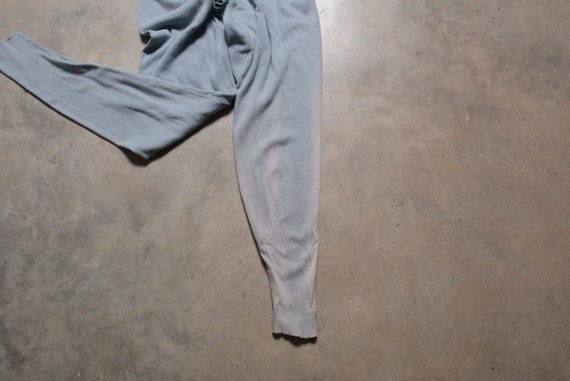 vintage union suit onesie thermal underwear one p… - image 2