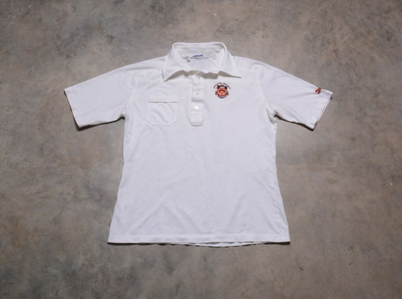 vintage 80s Princeton Tigers polo shirt golf team… - image 1