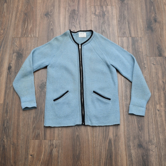 トップス 60s Wool Zip Cardigan < REVERE > Vintage 60s Cardigan Sears Wool Zip up Sweater 1960 Men Menswear M