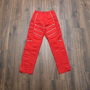 Vintage 80s Vincente Nesi Parachute Pants Breakdance Punk Zipper