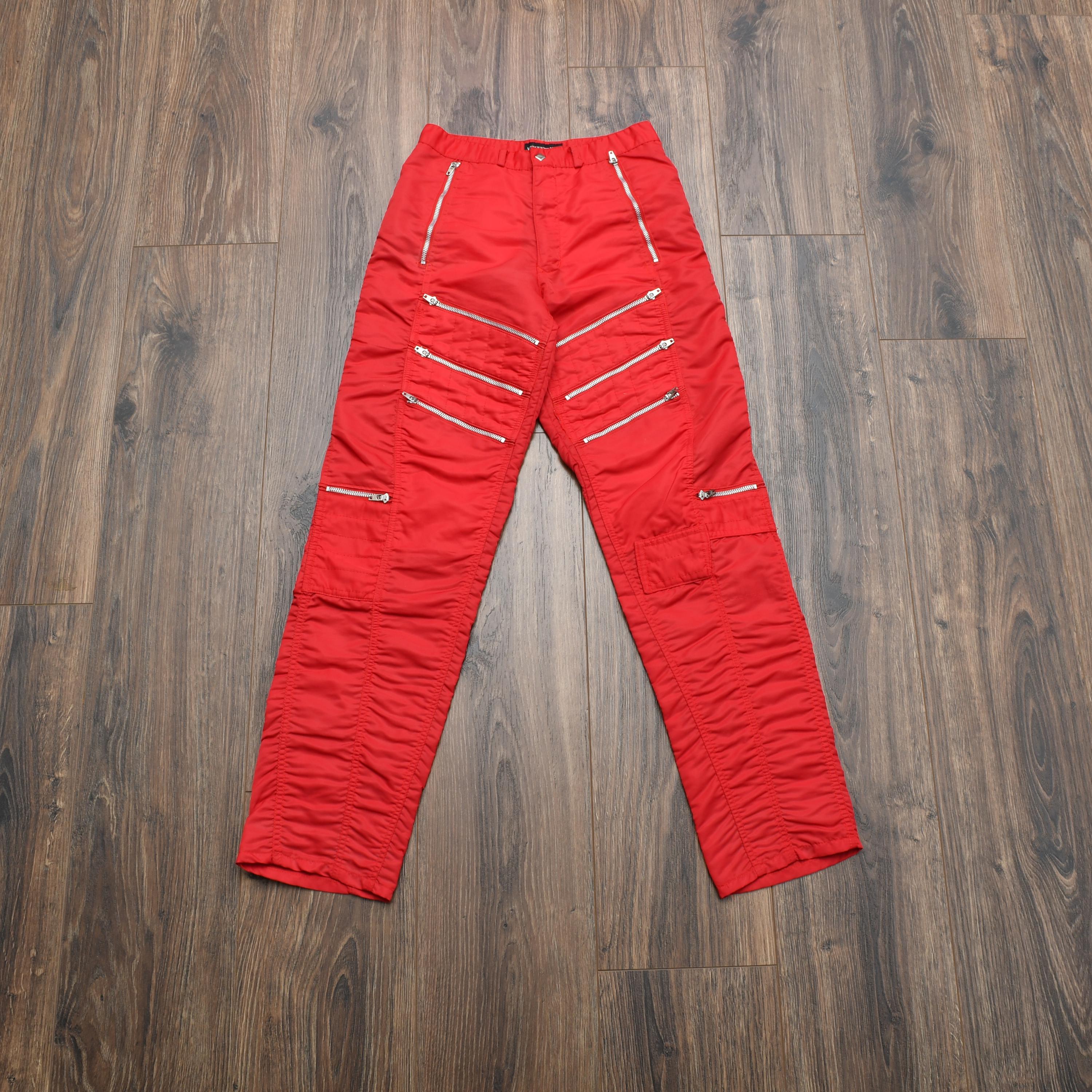 Vintage 80s Vincente Nesi Parachute Pants Breakdance Punk Zipper