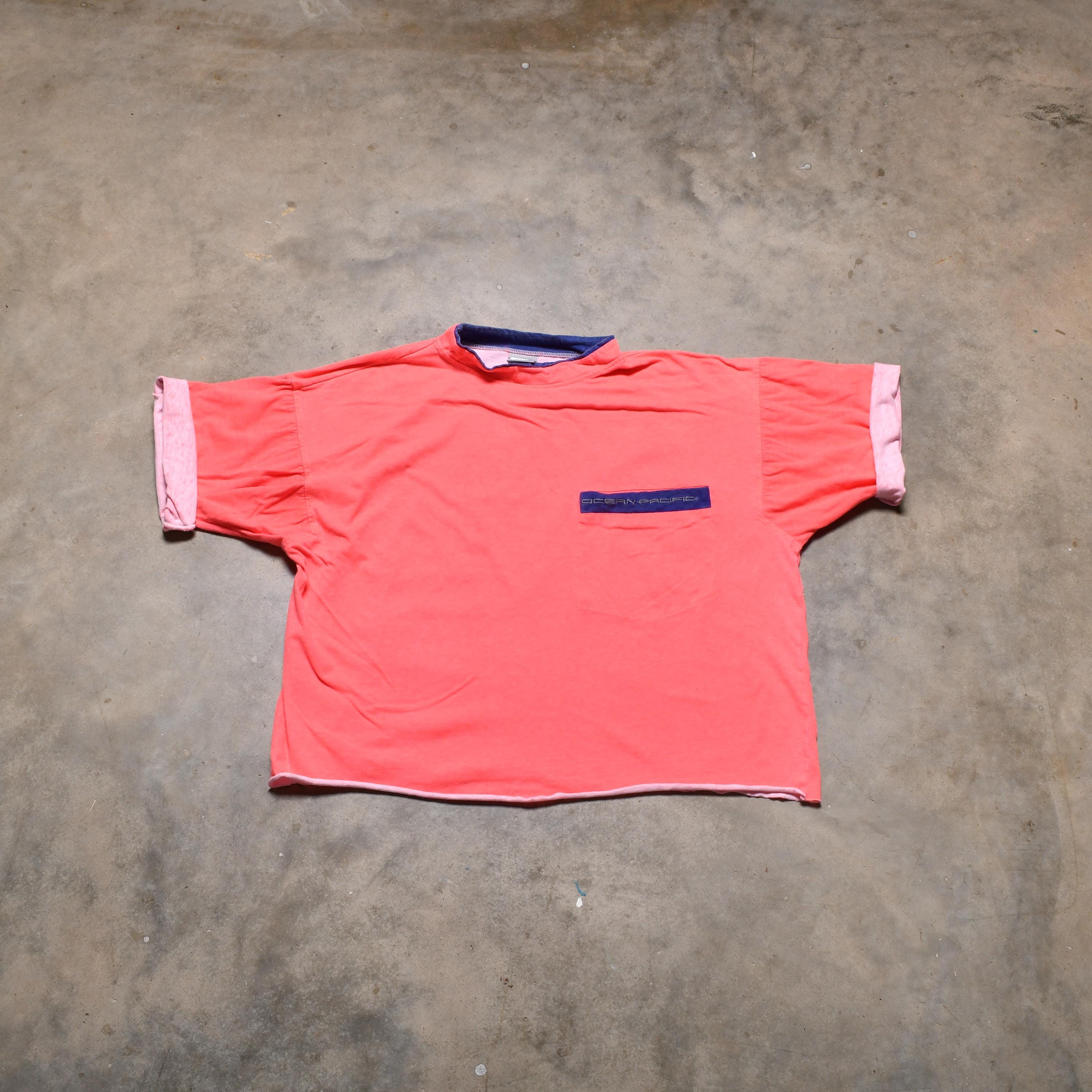 OPビンテージTシャツ ヴィンテージ 90年代 OP オーシャンパシフィック クロップシャツ