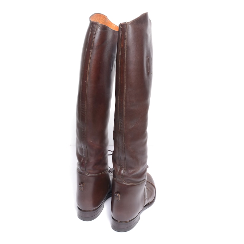 vintage damesrijlaarzen Dehner Blucher Field Boot custom made cap dames maat 7 afbeelding 3
