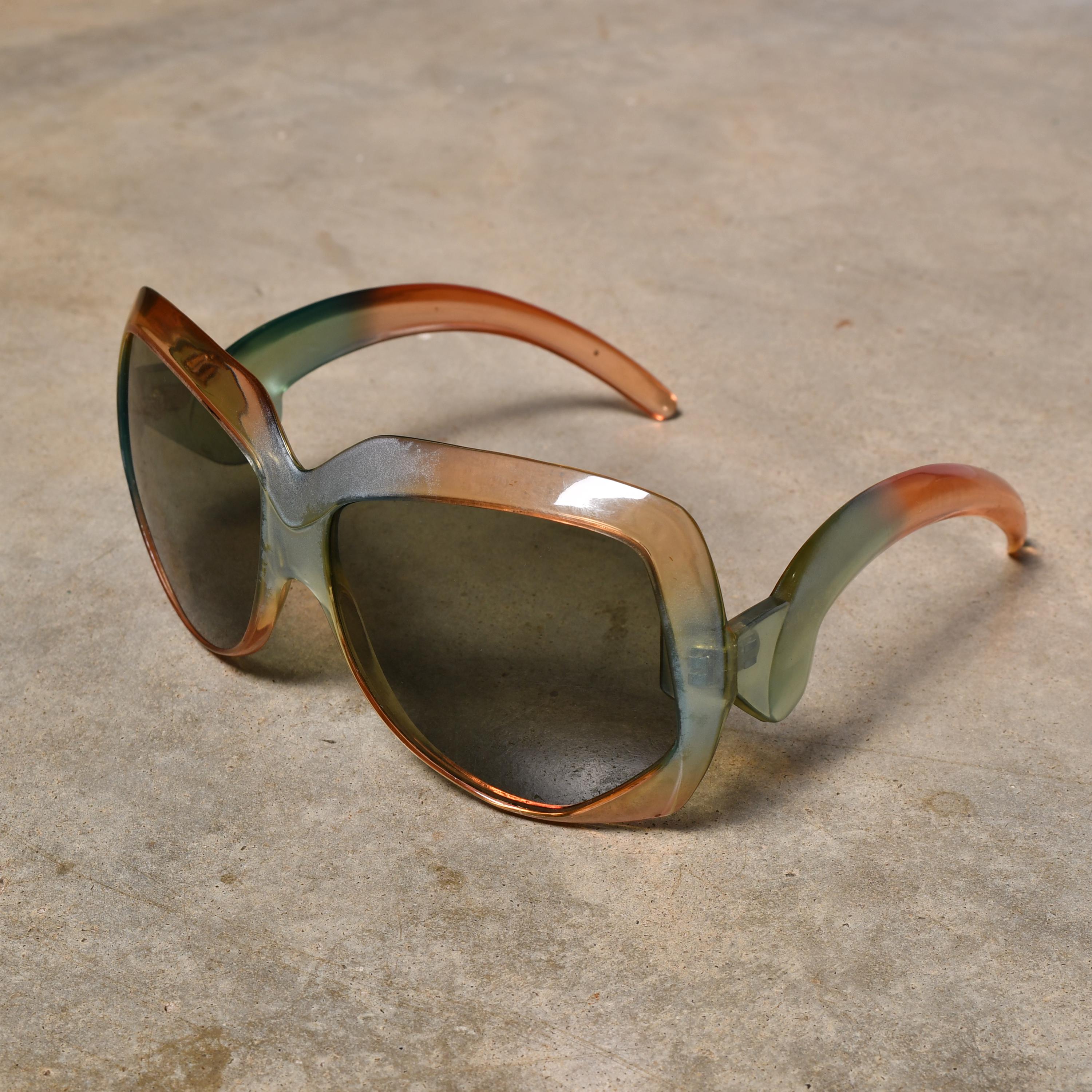 60s Oval Sunglasses - Etsy