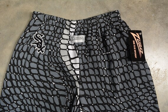 Vintage 90s Zubaz Pants Lounge Sweatpants Chicago White Sox