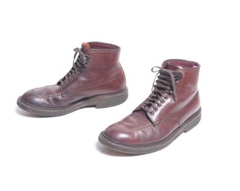 Vintage Alden Stiefel Ankle Chukka Indy Indiana Jones Gum Sohle Manner GroBe 9 1 2 B D Farbe 8 shell cordovan Etsy
