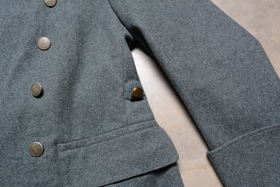 WWI Swiss medic jacket military army pea coat Wor… - image 4