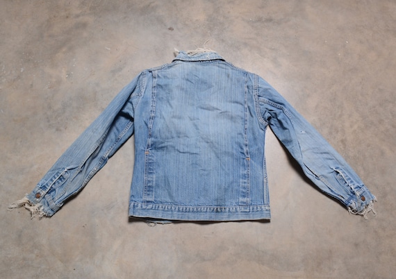 vintage 70s Big Smith denim jacket vintage distre… - image 5