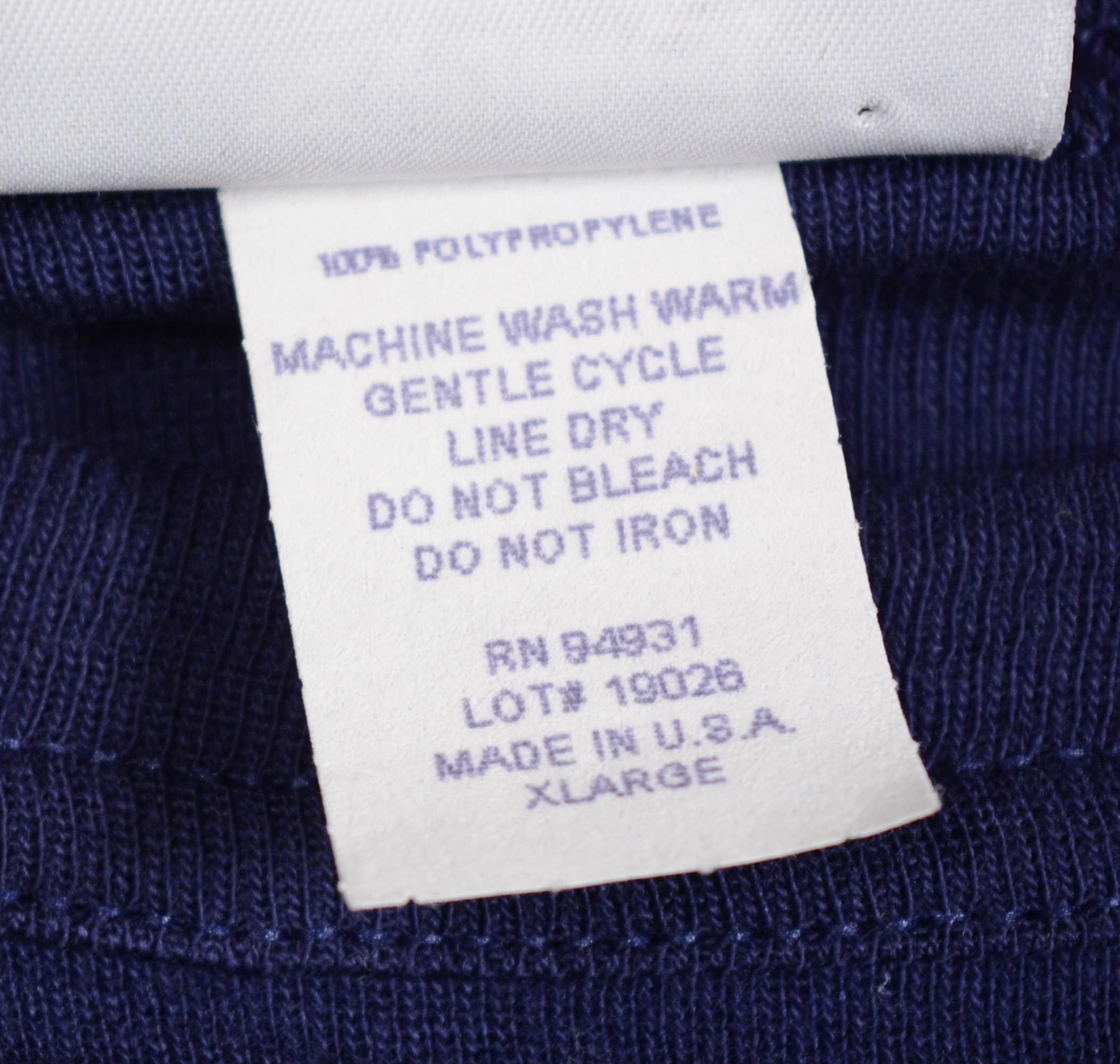 Vintage 80s Thermal Shirt Navy Blue Northwest Passage
