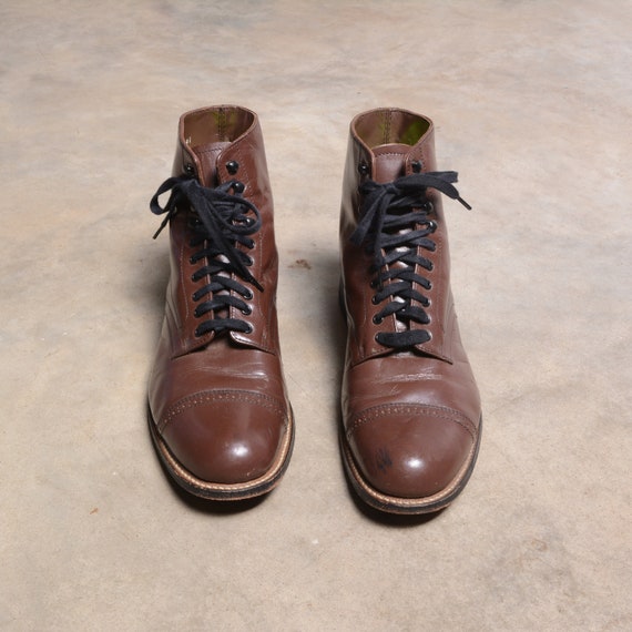 Stacy adams cap shop toe boot