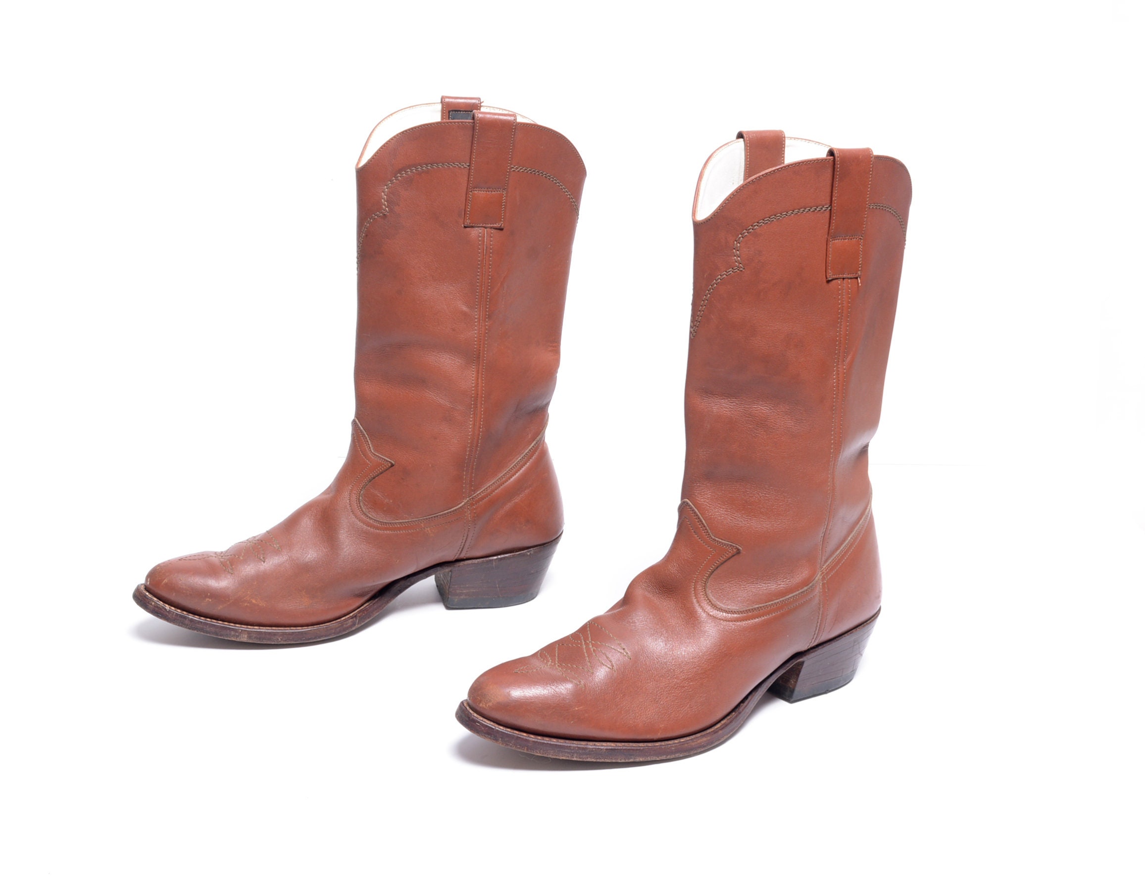 Vintage 70s Cowboy Boots, Rockabilly Fashion, Western