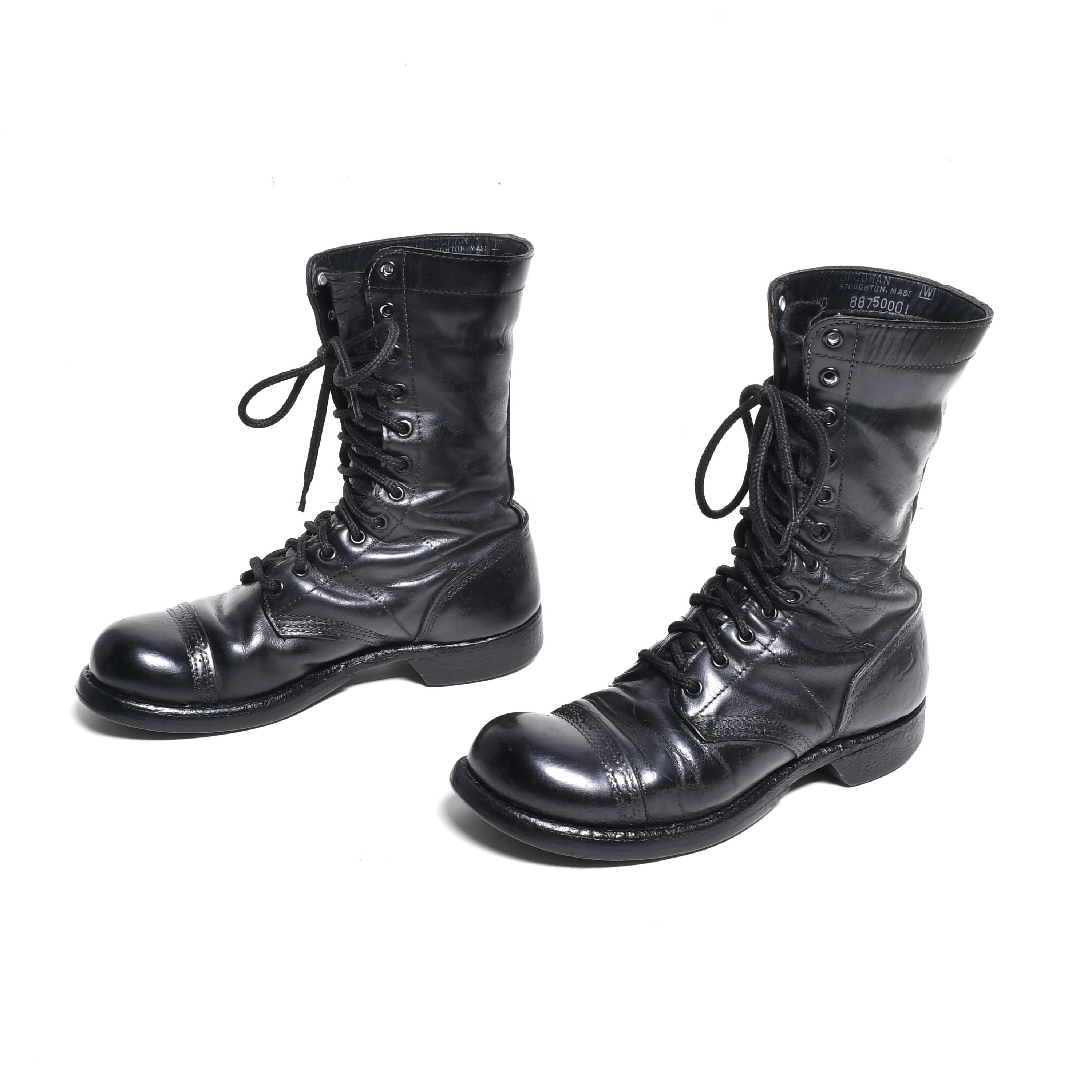 Vintage 70s Combat Boots Corcoran Jump Boots 1970 Men Size 6.5