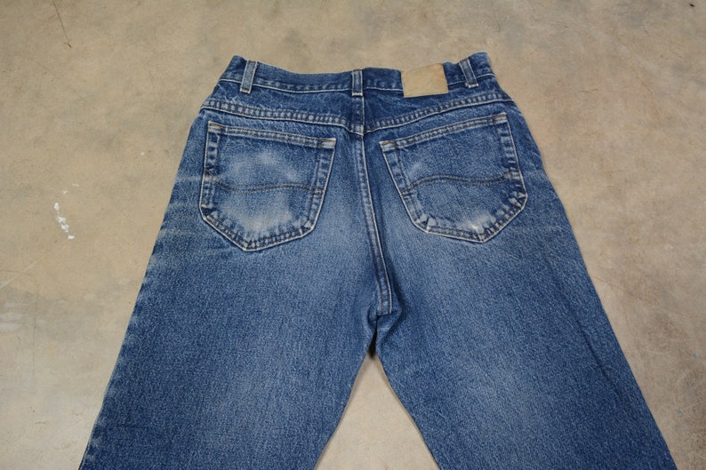 vintage 80s Lee Riders jeans distressed 1980 boot cut bootcut medium ...