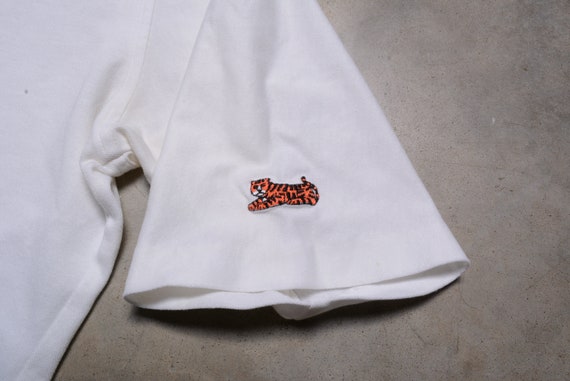 vintage 80s Princeton Tigers polo shirt golf team… - image 3
