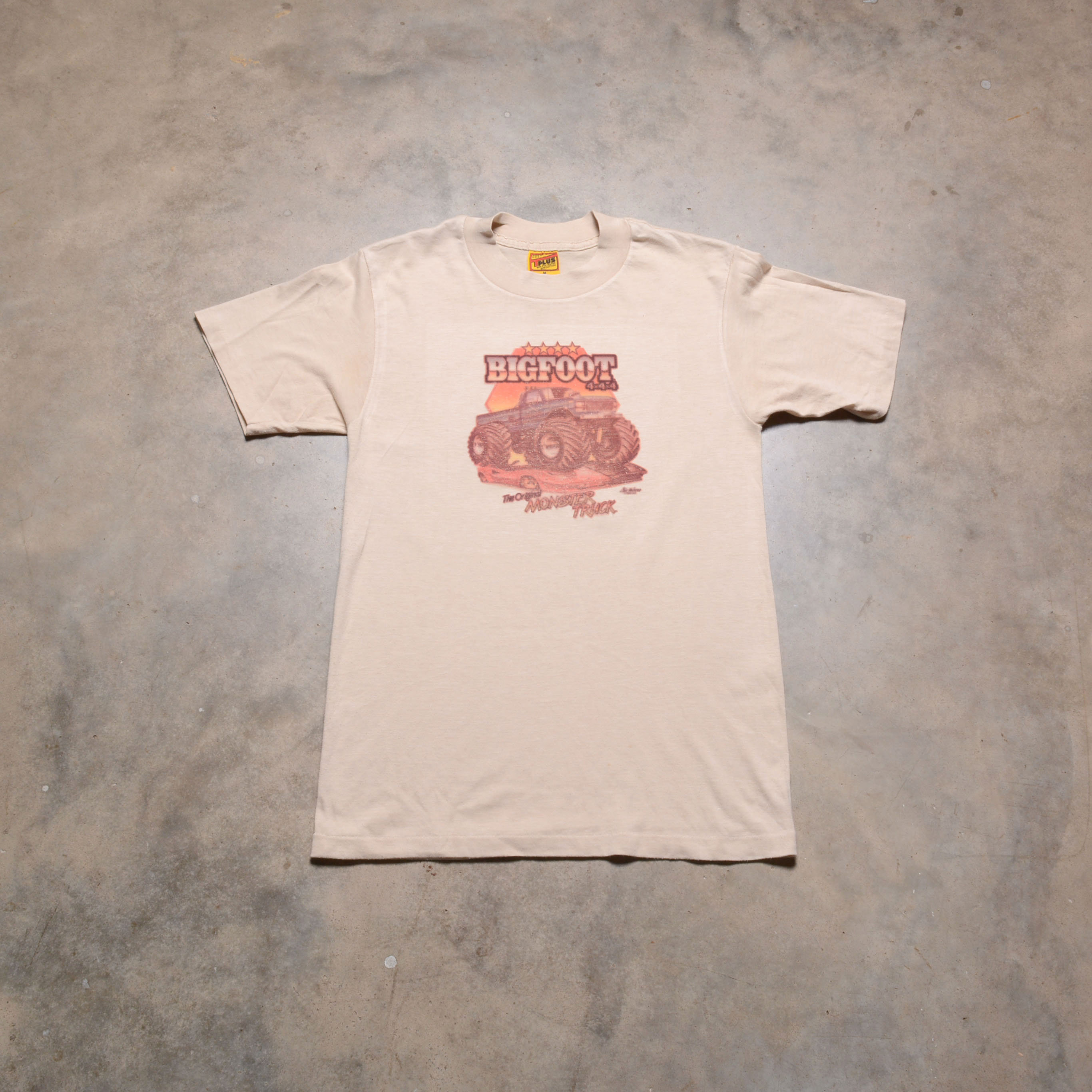 Vintage 80s Bigfoot Iron on T-shirt Transfer Tee Shirt Men Women 