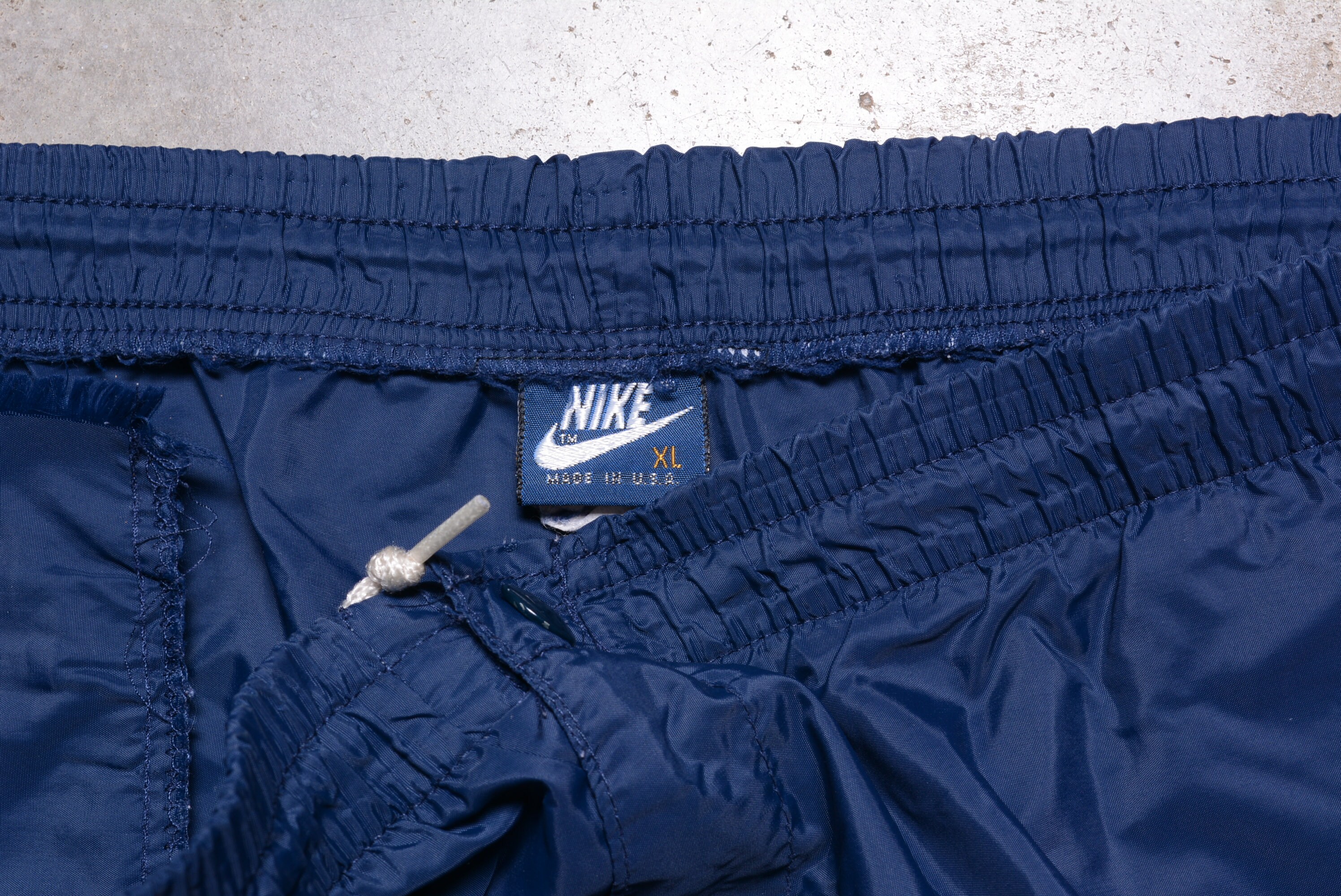 Vintage 80s Nike PR Wind Pants Blue Label 1980 Track Warm up Nylon